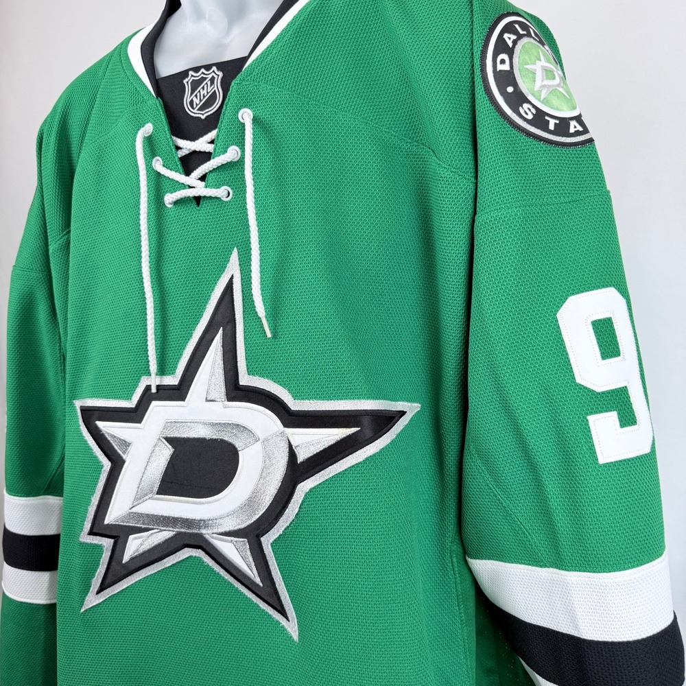 Jamie Seguin 91 Dallas Stars Reebok Premier NHL Hockey Jersey Mens Large Green - Picture 15 of 16